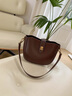 CALWAN KEODH馬鞍包包女包2026新款真皮女式單肩斜挎包生日禮物送女友老婆 【咖啡色】輕奢時(shí)尚百搭高級感實(shí)用走心女生閨蜜 曬單實(shí)拍圖