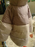 巴拉巴拉嬰兒羽絨服男女童冬季外套撞色萌趣200424107205 曬單實(shí)拍圖