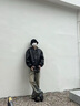 Dickies【明星同款】皮鞋休閑鞋復古英倫風(fēng)工裝鞋情侶款 黑色 40 曬單實(shí)拍圖