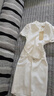PORTS寶姿商場(chǎng)同款新品女裝西裝式假兩件連衣裙LL8D244NWB011 奶白色 XS (2) 曬單實(shí)拍圖