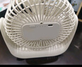 公牛USB桌面風(fēng)扇 【電芯3C認證】迷你輕音小電扇4000mAh長(cháng)續航 壁掛兩用充電款-米云白 曬單實(shí)拍圖