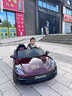 米國隊(duì)長卡丁車兒童電動(dòng)車成人可坐四輪漂移車可遙控寶寶男女賽車充電汽車 灰色可漂移+精品頭盔+護(hù)具 曬單實(shí)拍圖