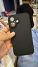 KEKLLE【膚感磨砂】適用iPhone16手機殼 蘋(píng)果16保護套 半透磨砂防摔抗指紋鏡頭全包軟邊保護套 午夜黑 曬單實(shí)拍圖