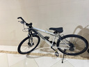 鳳凰自行車成年人男女變速自行車青少年單車越野公路車學(xué)生山地自行車 鋼架/全套軸承/建大輪胎/條輪灰 24速26寸【適合155-185cm】 曬單實拍圖