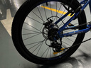 喜德盛兒童自行車(chē)小王子變速車(chē)7速青少年學(xué)生通勤運動(dòng)騎行單車(chē)藍銀色 曬單實(shí)拍圖