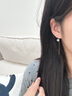 銀瑜 冷淡風(fēng)長(cháng)耳環(huán)耳線(xiàn)女簡(jiǎn)約雪花設計氣質(zhì)流蘇長(cháng)款精致靈動(dòng)流蘇耳環(huán) 靈動(dòng)顯瘦養耳耳線(xiàn) 曬單實(shí)拍圖