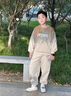 貝孩趣兒童裝男童秋裝衛衣套裝2025新款中大童春秋款男孩帥氣秋季兩件套 咖色 160 碼(建議身高145-155厘米) 曬單實(shí)拍圖