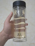 萬(wàn)象（WANXIANG）雙層玻璃杯經(jīng)典皮紋V21RL商務(wù)辦公禮盒泡茶杯480ML大容量家用水杯 曬單實(shí)拍圖