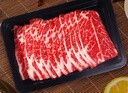 肉鮮廚師 安格斯M3谷飼原切牛肉片 凈重2斤 澳洲肥牛卷片雪花火鍋燒烤食材 曬單實(shí)拍圖
