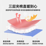 婧麒（JOYNCLEON）新生嬰兒秋裝連體衣2025新款寶寶秋冬夾棉早秋保暖長(cháng)袖外出服 綠色恐龍+藍色小魚(yú) 66cm 曬單實(shí)拍圖