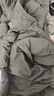 鴨鴨（YAYA）時空道宇系列三防羽絨服情侶男女短款冬季新款泡芙加厚面包服外套 星空黑色 M (建議110-130斤) 曬單實拍圖