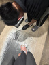 海瀾之家HLA商務(wù)休閑皮鞋男布洛克透氣德比鞋子男HAAPXM2DAO093 黑色44 曬單實(shí)拍圖