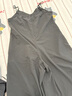 無(wú)印良品（MUJI）女式 易干彈力泡泡紗連體褲女士褲子闊腿褲25年夏季 女裝 黑色 M (160/84A) 曬單實(shí)拍圖