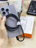 固質(zhì)蘋果15充電線PD60W快充數(shù)據(jù)線適配原裝iPhone17ProMax/16pro/15plus手機(jī)type-c車載ipad平板快充線 蘋果17/16/15全系快充丨黑色1米 曬單實(shí)拍圖