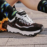 斯凱奇（Skechers）奧利奧熊貓鞋丨老爹鞋男女經(jīng)典黑白復古秋冬輕便潮流增高運動(dòng)休閑 男款-BKW/黑色/白色 43 曬單實(shí)拍圖