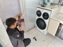 統帥（Leader）懶人三筒洗衣機ProMax 雙烘版 海爾智家洗烘一體機 家用大容量三桶三通內衣洗烘12.5KG國家補貼20% XQGL125-MHBLDE697WU1 曬單實(shí)拍圖
