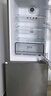 美的（Midea）186升兩門(mén)二門(mén)雙開(kāi)門(mén)節能低音風(fēng)冷無(wú)霜迷你超薄小型家用租房電冰箱 BCD-186WMA榭湖銀 曬單實(shí)拍圖