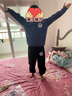迪士尼童裝兒童秋季套裝新款寬松顯瘦男童運動(dòng)秋裝上衣時(shí)尚百搭女童褲子 曬單實(shí)拍圖