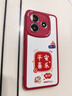 Smorss 適用紅米note14手機殼 Redmi note14保護套 全包鏡頭彩繪款輕奢小羊皮男女款硅膠軟殼 平安喜樂 曬單實拍圖