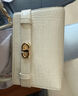 CHARLES&KEITH鱷魚(yú)紋凱莉包手提斜挎婚包包女包生日禮物CK2-50270880-1 Ivory象牙色 S 曬單實(shí)拍圖