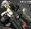 水義M416突擊步槍電動自動連發(fā)彈玩具搶8-12歲水發(fā)珠軟彈發(fā)射兒童沖鋒 手動單發(fā)M416--黑色標(biāo)配85CM 送2包彈+變色靶+格洛克+迷你awm 曬單實拍圖