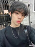 老鳳祥S999足銀項鏈男士元寶鏈潮流朋克風(fēng)送男友教師節生日紀念日禮物 足銀元寶鏈約4.2克 曬單實(shí)拍圖