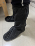 雨易思 高筒防雨鞋套男款成人戶(hù)外防水鞋套 黑色XXL 曬單實(shí)拍圖