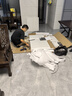 優(yōu)慕帝【全實(shí)木】入戶(hù)玄關(guān)柜客廳隔斷柜置物架儲物柜門(mén)口屏風(fēng)柜鞋柜一體 右柜【暖白色】100*35*200 曬單實(shí)拍圖