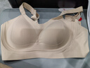芬騰內衣女軟支撐無(wú)痕無(wú)鋼圈大胸顯小文胸提拉上托防下垂收副乳胸罩 曬單實(shí)拍圖