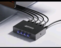 勝為USB打印機共享器 四進(jìn)一出切換器一拖四分線(xiàn)器臺式機筆記本電腦接鍵鼠U盤(pán)共享4口轉換器 DUB4001G 曬單實(shí)拍圖