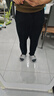 安踏男褲運動(dòng)褲男秋冬季新款針織透氣直筒褲子戶(hù)外休閑跑步長(cháng)褲衛褲男 （推薦款直筒褲）基礎黑 千人購買(mǎi) L /175 適合130-150斤 曬單實(shí)拍圖