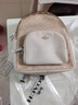 蔻馳（COACH）【品牌直供】經(jīng)典款輕奢女包老花雙肩包背包禮物女教師節禮物 中號奶茶拼白CZ176 IMXDM 曬單實(shí)拍圖