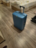 新秀麗（Samsonite）行李箱25英寸拉桿箱豎條紋大容量旅行箱包托運密碼箱藍色GU9 曬單實拍圖
