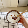 椰子殼碗天然椰殼碗酸奶碗甜品碗糖水碗水果沙拉燕麥片奶昔輕食碗 【純手工打磨】椰殼碗+木勺1套 曬單實(shí)拍圖