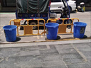 水馬三孔水馬隔離墩市政圍全新料塑料墩防撞桶1.5米市欄1.8米注水圍擋 1.8米*1米圍擋 8公斤 黃色 曬單實(shí)拍圖