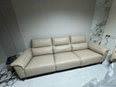 顧家家居（KUKA）門(mén)店同款零靠墻現代簡(jiǎn)約電動(dòng)功能皮沙發(fā)6196燕麥色三人位2電動(dòng) 曬單實(shí)拍圖