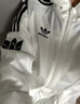 adidas情侶款復古風(fēng)梭織立領(lǐng)夾克外套男女秋季阿迪達斯官方三葉草   亮白   M 曬單實(shí)拍圖