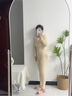 杉杉【羊絨蠶絲德絨發(fā)熱】保暖內衣女士25年新品加絨套裝抑菌秋衣秋褲 曬單實(shí)拍圖