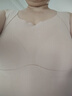 婷美胖mm200斤大碼保暖背心女羊毛蠶絲打底內搭帶胸墊一體無(wú)痕內衣冬 曬單實(shí)拍圖