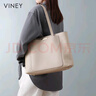 viney牛皮包包女包大容量托特包輕奢品牌單肩生日禮物高級感送女友老婆 曬單實(shí)拍圖