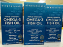 Viva Naturals[花少同款]美國進(jìn)口高純度深海魚(yú)油omega3歐米伽3軟膠囊180粒*3瓶 曬單實(shí)拍圖