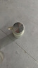 硘瓷316不銹鋼保溫杯大容量高顏值水杯子男女士便攜茶水分離泡茶杯 米白色【850ml】 曬單實(shí)拍圖