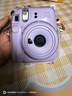 富士（FUJIFILM）立拍立得mini12 mini11/7/9升級款 相紙一次成像相機(jī)拍照生日禮物 Mini12 鳶尾紫（現(xiàn)貨） 官方標(biāo)配+Ins風(fēng)相框+相冊+水晶殼 曬單實拍圖