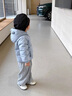 班喜迪【三防】男童羽絨服冬裝2025新款寶寶帥氣輕薄防寒服兒童冬季外套 藍色 100 充絨量：54g 曬單實拍圖