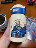 格沵（germ）奧特曼兒童保溫杯數顯兩蓋杯子316帶杯套男孩子水壺水杯吸管杯 賽羅500ml 曬單實(shí)拍圖