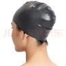 速比濤（Speedo）成人泳帽硅膠時(shí)尚經(jīng)典男女長(cháng)發(fā)防水護耳大號泳帽 黑色 曬單實(shí)拍圖