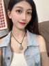京鑒和田玉彌勒佛吊墜女玉佛玉墜項鏈佛公玉石玉佩大肚佛掛件附證書(shū) 黑繩 迷你款(20_21mm)【優(yōu)品和田玉 曬單實(shí)拍圖