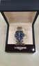 浪琴（LONGINES）手表男 康卡斯系列自動(dòng)機械男表300米防水日歷男士手表 送禮男友 41MM鋼帶陶瓷藍盤(pán)L3.781.4.96.6 曬單實(shí)拍圖