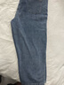 【肥仔240斤超大碼5XL】牛仔褲男士直筒寬松夏季新款大碼潮流男裝九分褲胖子褲子潮胖子 牛仔藍(lán) 5XL 205斤至230斤可穿 曬單實(shí)拍圖