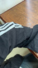 adidas經(jīng)典三條紋運動(dòng)連帽夾克外套男女秋季阿迪達斯三葉草 黑色   M 曬單實(shí)拍圖